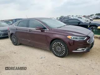2017 Ford Fusion Titanium with VIN 3FA6P0K90HR178834, listed as a Copart auction lot 57420795 with 127,977 mi miles and Salvage title. Bid and sale history available at DreamBid. Image 4.