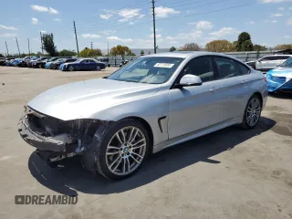 2017 BMW 4 Series 430i with VIN WBA4F7C52HG438227, listed as a Copart auction lot 52715085 with 87,686 mi miles and Salvage Title. Bid and sale history available at carsss.com. Image 1.
