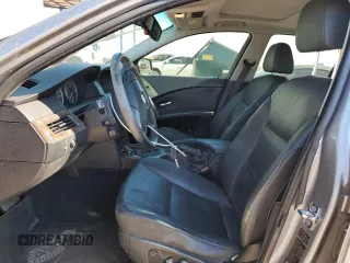 2004 BMW 5 Series 530i with VIN WBANA73564B057328, listed as a Copart auction lot 43020595 with 155,003 mi miles and Salvage Title. Bid and sale history available at DreamBid. Image 7.