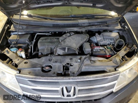 2013 Honda Odyssey Touring with VIN 5FNRL5H95DB012005, listed as a Copart auction lot 46259115 with 195,534 mi miles and Salvage Title. Bid and sale history available at carsss.com. Image 13.