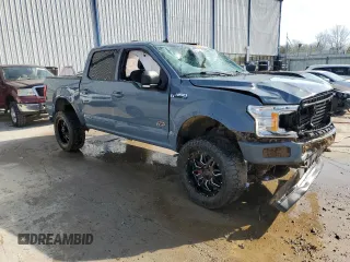 2019 Ford F-150 XL with VIN 1FTEW1E56KFA97042, listed as a Copart auction lot 50885595 with Not provided miles and Salvage title. Bid and sale history available at DreamBid. Image 4.