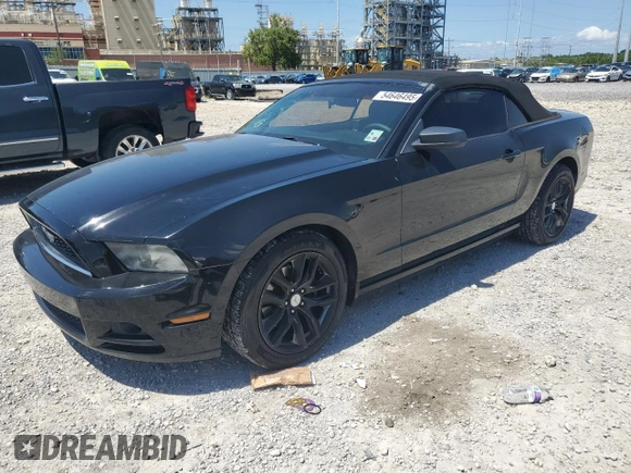 2014 Ford Mustang V6 with VIN 1ZVBP8EM3E5311296, listed as a Copart auction lot 54646495 with 171,277 mi miles and Salvage Title. Bid and sale history available at carsss.com. Image 1.