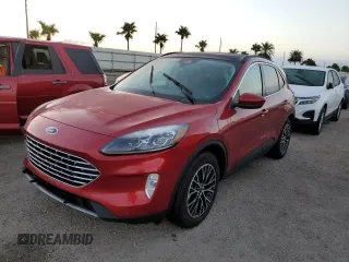 2022 Ford Escape Titanium Plug-In Hybrid с VIN 1FMCU0LZ6NUB80026, выставлен на аукционе Copart как лот 75867634 с пробегом Не указан миль и Списание • Salvage title. История ставок и продаж доступна на DreamBid. Изображение 1.