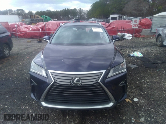 2017 Lexus RX with VIN 2T2ZZMCA4HC060546, listed as a IAAI auction lot 41734868 with 119,000 mi miles. Bid and sale history available at carsss.com. Image 12.