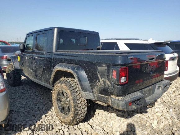 2021 Jeep Gladiator Willys with VIN 1C6HJTAG5ML576384, listed as a Copart auction lot 45904365 with 26,171 mi miles and Salvage title. Bid and sale history available at DreamBid. Image 2.