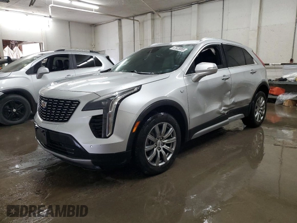 2021 Cadillac XT4 AWD Premium Luxury with VIN 1GYFZDR4XMF067733, listed as a Copart auction lot 47523055 with 109,727 mi miles and Salvage Title. Bid and sale history available at carsss.com. Image 1.