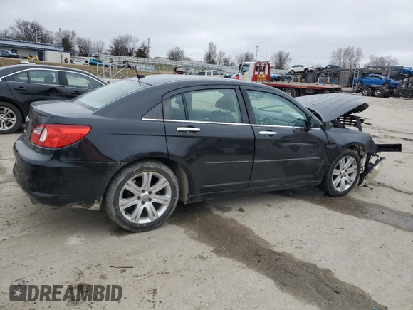 2008 Chrysler Sebring Limited with VIN 1C3LC66M68N102987, listed as a Copart auction lot 44232395 with 162,354 mi miles and Salvage title. Bid and sale history available at DreamBid. Image 3.