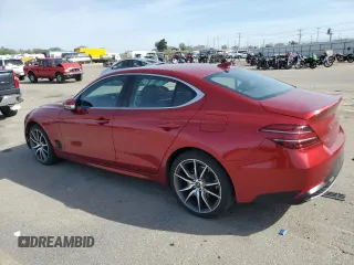 2023 Genesis G70 2.0T with VIN KMTG34TAXPU123732, listed as a Copart auction lot 56509935 with 39,333 mi miles and Salvage title. Bid and sale history available at DreamBid. Image 2.
