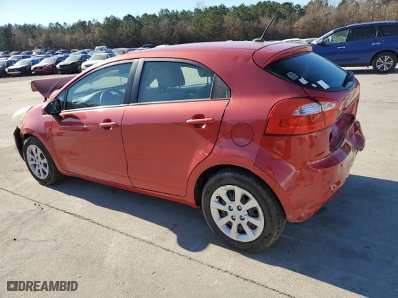 2012 Kia Rio LX with VIN KNADM5A30C6019304, listed as a Copart auction lot 44544055 with 171,338 mi miles and Salvage Title. Bid and sale history available at carsss.com. Image 2.
