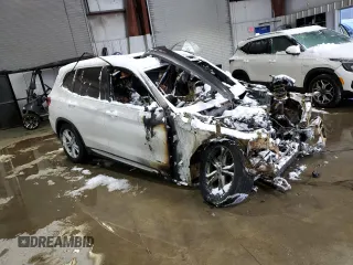 2018 BMW X3 xDrive30i with VIN 5UXTR9C58JLC76295, listed as a Copart auction lot 43845325 with 0 mi miles and Salvage Title. Bid and sale history available at carsss.com. Image 4.