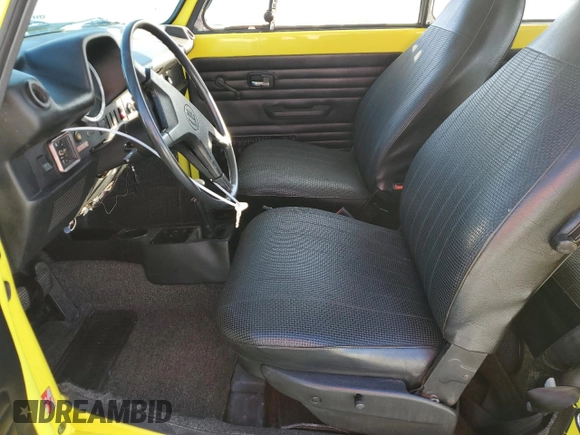 1973 Volkswagen Beetle with VIN 1532316998, listed as a Copart auction lot 83344644 with 1,983 mi miles and Salvage Title. Bid and sale history available at DreamBid. Image 7.