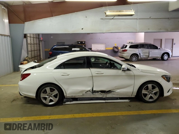 2019 Mercedes-Benz CLA with VIN WDDSJ4GB7KN719701, listed as a Copart auction lot 67274172 with 27,830 mi miles. Bid and sale history available at carsss.com. Image 9.