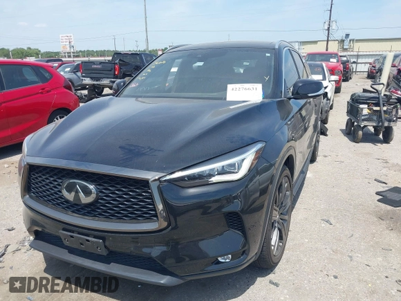 2020 Infiniti QX50 Luxe z VIN 3PCAJ5M13LF111018, wystawiony jako IAAI lot #42276631 z przebiegiem 49 446 mil mil oraz . Historia ofert i sprzedaży dostępna na DreamBid. Obrazek 2.