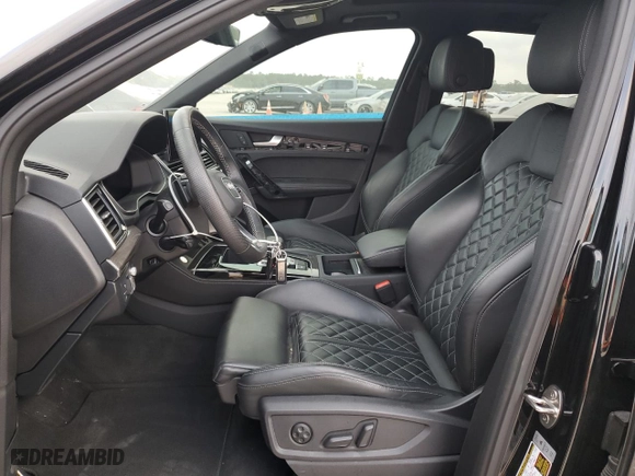 2023 Audi SQ5 Prestige with VIN WA1C4AFY0P2152356, listed as a Copart auction lot 53361005 with 13,281 mi miles and Salvage Title. Bid and sale history available at carsss.com. Image 7.