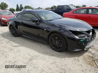 2017 Lexus RC 350 z VIN JTHHE5BC0H5016219, wystawiony jako Copart lot #54383235 z przebiegiem 38 865 mil mil oraz Szkoda całkowita • Salvage title. Historia ofert i sprzedaży dostępna na DreamBid. Obrazek 4.