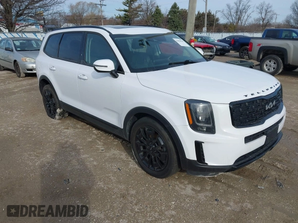 2022 Kia Telluride EX with VIN 5XYP3DHC3NG204367, listed as a IAAI auction lot 41850949 with 87,394 mi miles and . Bid and sale history available at carsss.com. Image 1.