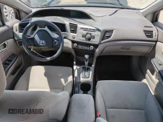 2012 Honda Civic LX with VIN 2HGFB2F56CH610716, listed as a Copart auction lot 54409635 with 222,665 mi miles and Salvage Title. Bid and sale history available at DreamBid. Image 8.