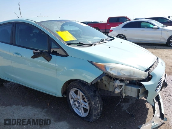 2017 Ford Fiesta SE with VIN 3FADP4BJ7HM150339, listed as a IAAI auction lot 42007084 with 109,334 mi miles. Bid and sale history available at carsss.com. Image 6.