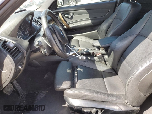2012 BMW 1 Series 135i with VIN WBAUC9C5XCVM12726, listed as a Copart auction lot 48102254 with 82,285 mi miles and Salvage title. Bid and sale history available at DreamBid. Image 7.