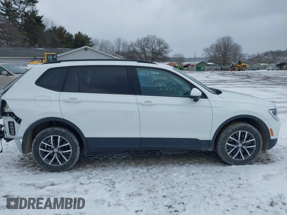 2021 Volkswagen Tiguan S with VIN 3VV0B7AX0MM092097, listed as a IAAI auction lot 41612128 with 49,525 mi miles and . Bid and sale history available at DreamBid. Image 14.