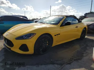 2019 Maserati GranTurismo Convertible Sport with VIN ZAM45VMAXK0341536, listed as a Copart auction lot 75299544 with 0 mi miles and Non Repairable. Bid and sale history available at carsss.com. Image 1.