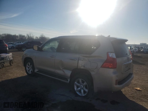 2011 Lexus GX 460 with VIN JTJBM7FX9B5031325, listed as a Copart auction lot 50073985 with 202,377 mi miles and Salvage Title. Bid and sale history available at DreamBid. Image 2.