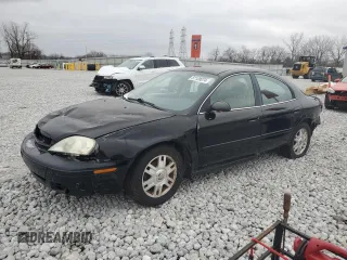 2005 Mercury Sable GS with VIN 1MEFM50U25A626115, listed as a Copart auction lot 87120074 with 155,428 mi miles and Salvage Title. Bid and sale history available at carsss.com. Image 1.