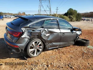 2023 Audi SQ5 Sportback Premium Plus with VIN WA124AFYXP2106254, listed as a Copart auction lot 79646994 with 22,345 mi miles and Salvage Title. Bid and sale history available at DreamBid. Image 3.