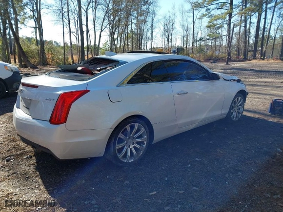 2016 Cadillac ATS Coupe Standard RWD with VIN 1G6AA1RX3G0107712, listed as a IAAI auction lot 41247890 with 74,032 mi miles. Bid and sale history available at carsss.com. Image 4.