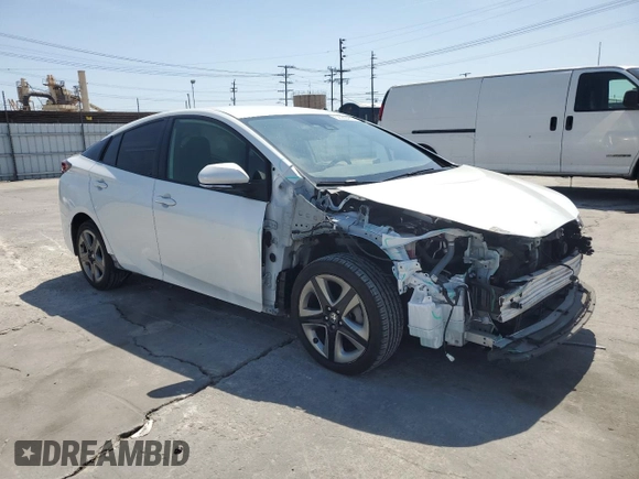 2022 Toyota Prius L Eco z VIN JTDKAMFU2N3176948, wystawiony jako Copart lot #52086435 z przebiegiem 140 633 mil mil oraz Szkoda całkowita • Salvage title. Historia ofert i sprzedaży dostępna na DreamBid. Obrazek 4.