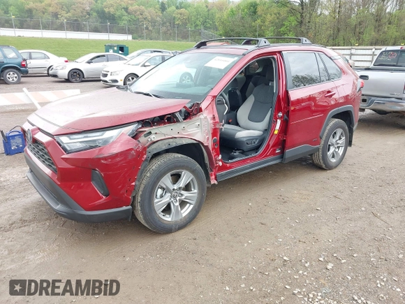 2023 Toyota RAV4 Hybrid XLE with VIN 4T3RWRFV0PU089720, listed as a IAAI auction lot 42016001 with 19,499 mi miles. Bid and sale history available at carsss.com. Image 17.