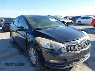 2014 Kia Forte EX with VIN KNAFX4A86E5162224, listed as a IAAI auction lot 41803293 with 145,074 mi miles. Bid and sale history available at carsss.com. Image 1.
