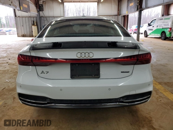 2020 Audi A7 Prestige with VIN WAUV2AF2XLN075162, listed as a Copart auction lot 79954134 with 47,639 mi miles and Salvage Title. Bid and sale history available at carsss.com. Image 6.