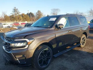 2023 Ford Expedition Limited with VIN 1FMJU2A89PEA48856, listed as a IAAI auction lot 41287594 with 13,891 mi miles. Bid and sale history available at carsss.com. Image 2.