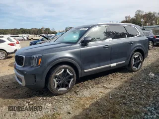 2024 Kia Telluride EX with VIN 5XYP34GC2RG425904, listed as a Copart auction lot 78142484 with 9,696 mi miles and Salvage Title. Bid and sale history available at carsss.com. Image 1.