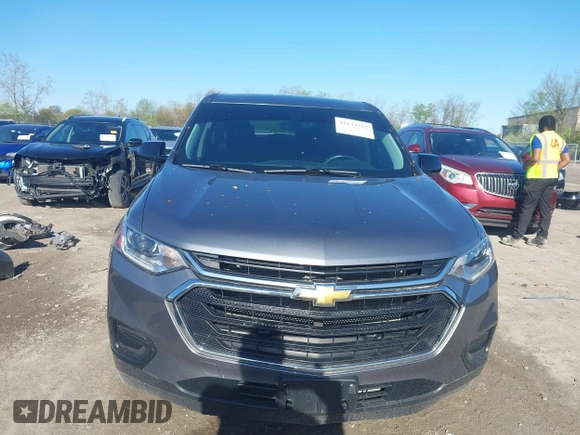 2020 Chevrolet Traverse LS with VIN 1GNEVFKW1LJ141810, listed as a IAAI auction lot 42134752 with 73,513 mi miles and . Bid and sale history available at DreamBid. Image 13.