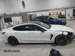 2020 BMW M8 with VIN WBSGV0C06LCE47698, listed as a IAAI auction lot 41457199 with 50,772 mi miles. Bid and sale history available at carsss.com. Image 13.