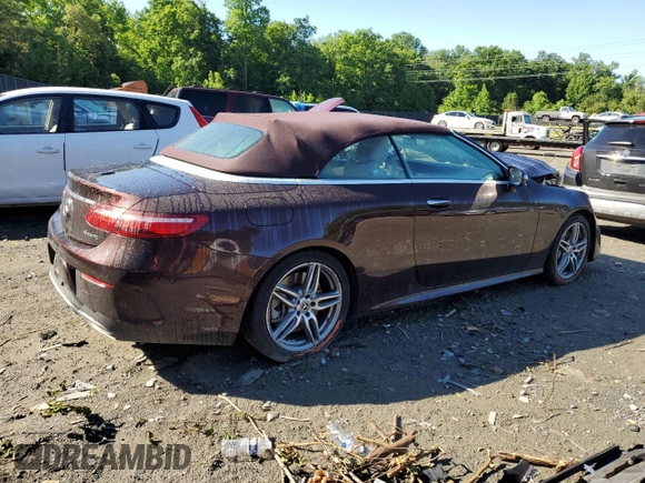 2019 Mercedes-Benz E-Class E 450 with VIN WDD1K6JB5KF118102, listed as a Copart auction lot 56460684 with 38,782 mi miles and Salvage Title. Bid and sale history available at carsss.com. Image 3.