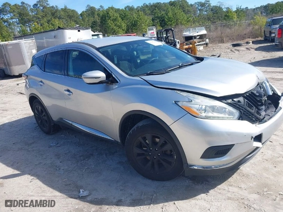 2016 Nissan Murano SV with VIN 5N1AZ2MG2GN111087, listed as a IAAI auction lot 41595111 with 184,432 mi miles. Bid and sale history available at carsss.com. Image 1.