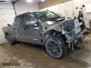 2021 GMC Sierra 1500 Elevation with VIN 3GTU9CED3MG174456, listed as a Copart auction lot 49800895 with 72,826 mi miles and Salvage Title. Bid and sale history available at carsss.com. Image 4.