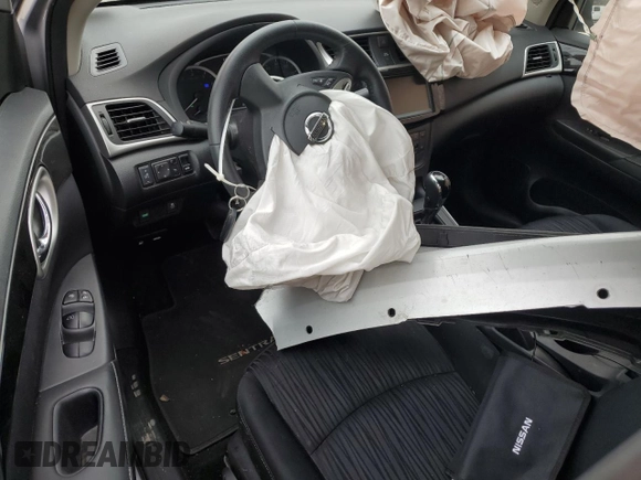 2019 Nissan Sentra SV with VIN 3N1AB7AP1KY400048, listed as a Copart auction lot 53985405 with 49,447 mi miles and Salvage Title. Bid and sale history available at DreamBid. Image 8.