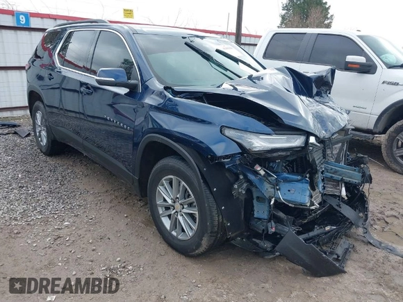 2023 Chevrolet Traverse LT Cloth with VIN 1GNERGKW6PJ300269, listed as a IAAI auction lot 41491965 with 39,052 mi miles and . Bid and sale history available at DreamBid. Image 1.