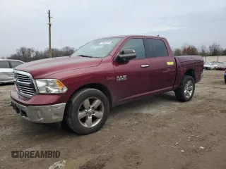 2018 Ram 1500 Big Horn with VIN 1C6RR7LM6JS277446, listed as a Copart auction lot 84022574 with 78,308 mi miles and Salvage Title. Bid and sale history available at carsss.com. Image 1.