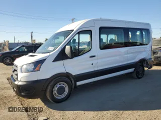 2020 Ford Transit Passenger XL with VIN 1FBAX2C80LKB39409, listed as a Copart auction lot 42410745 with 27,913 mi miles and Salvage Title. Bid and sale history available at DreamBid. Image 1.