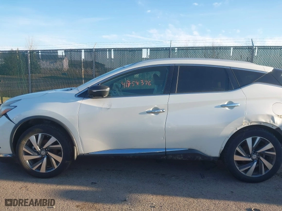 2015 Nissan Murano SL with VIN 5N1AZ2MH5FN202281, listed as a IAAI auction lot 41758376 with 142,594 mi miles. Bid and sale history available at carsss.com. Image 14.