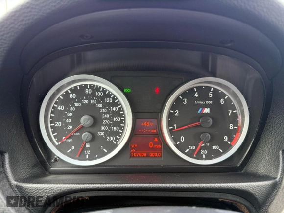 2008 BMW 3 Series M3 with VIN WBSWL93568PL89848, listed as a Copart auction lot 55450475 with 107,909 mi miles and Clean Title. Bid and sale history available at carsss.com. Image 8.