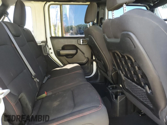2022 Jeep Wrangler Unlimited Rubicon z VIN 1C4HJXFN2NW212592, wystawiony jako Copart lot #53071895 z przebiegiem 49 986 mil mil oraz Szkoda całkowita • Salvage title. Historia ofert i sprzedaży dostępna na DreamBid. Obrazek 10.
