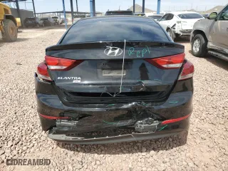 2018 Hyundai Elantra SE with VIN KMHD74LFXJU609445, listed as a Copart auction lot 51160485 with 129,148 mi miles and Salvage Title. Bid and sale history available at carsss.com. Image 6.