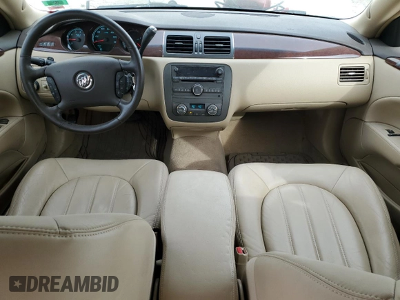 2010 Buick Lucerne CXL with VIN 1G4HC5EM6AU106722, listed as a Copart auction lot 48975355 with 51,444 mi miles and Salvage Title. Bid and sale history available at DreamBid. Image 8.