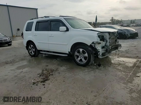 2012 Honda Pilot EX-L with VIN 5FNYF3H53CB033826, listed as a Copart auction lot 47362605 with 111,710 mi miles and Salvage Title. Bid and sale history available at DreamBid. Image 14.